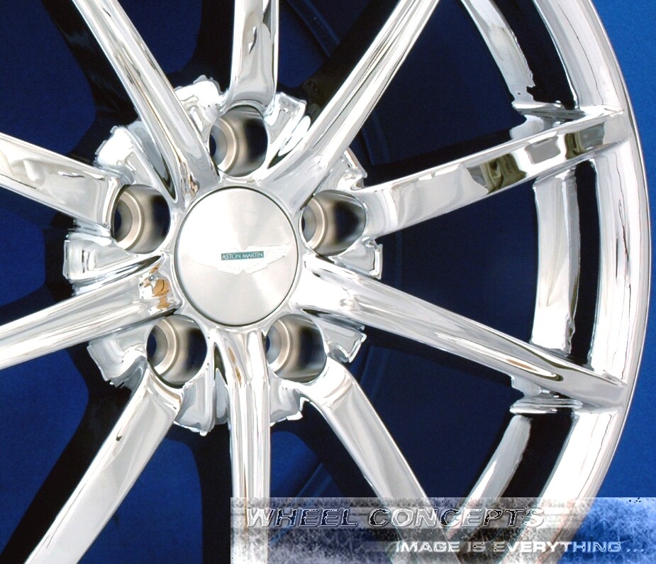 ASTON MARTIN V8 VANTAGE 18 INCH CHROME WHEELS RIMS 18" S COUPE ROADSTER