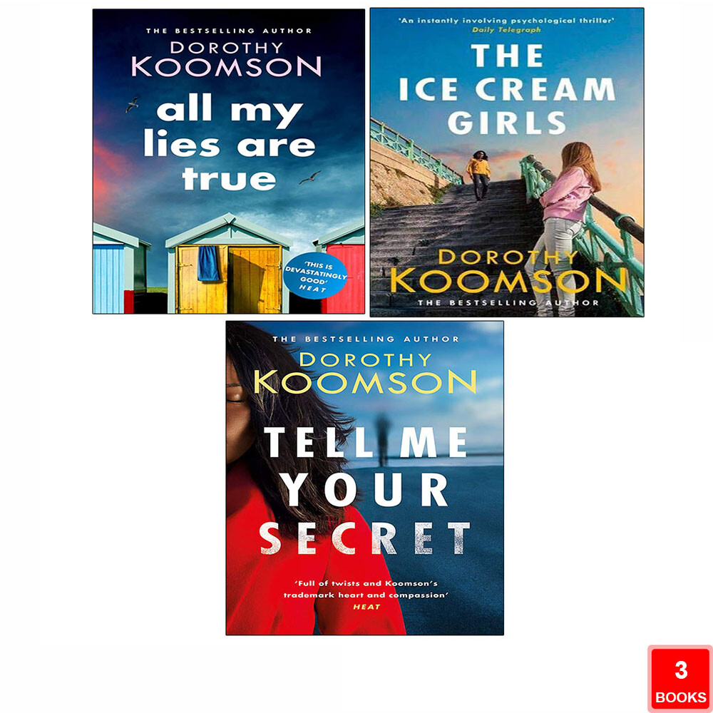 Dorothy Koomson 3 Books Collection Set Ice Cream Girls, All My Lies Are True