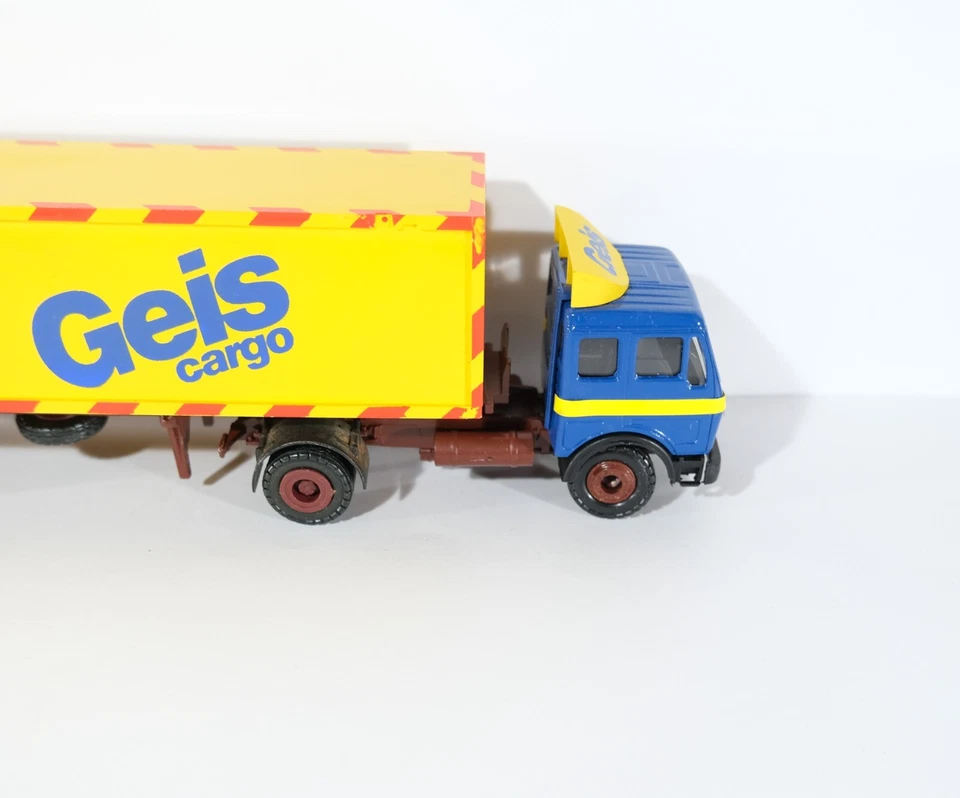 Camión de carga y remolque Mercedes Geis Conrad 3020 | Camión diecast 1:50 | T1 en caja Foto 3 de 4