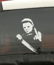 michael myers , halloween , funny , horror , stickers vinyl decal , autocollant