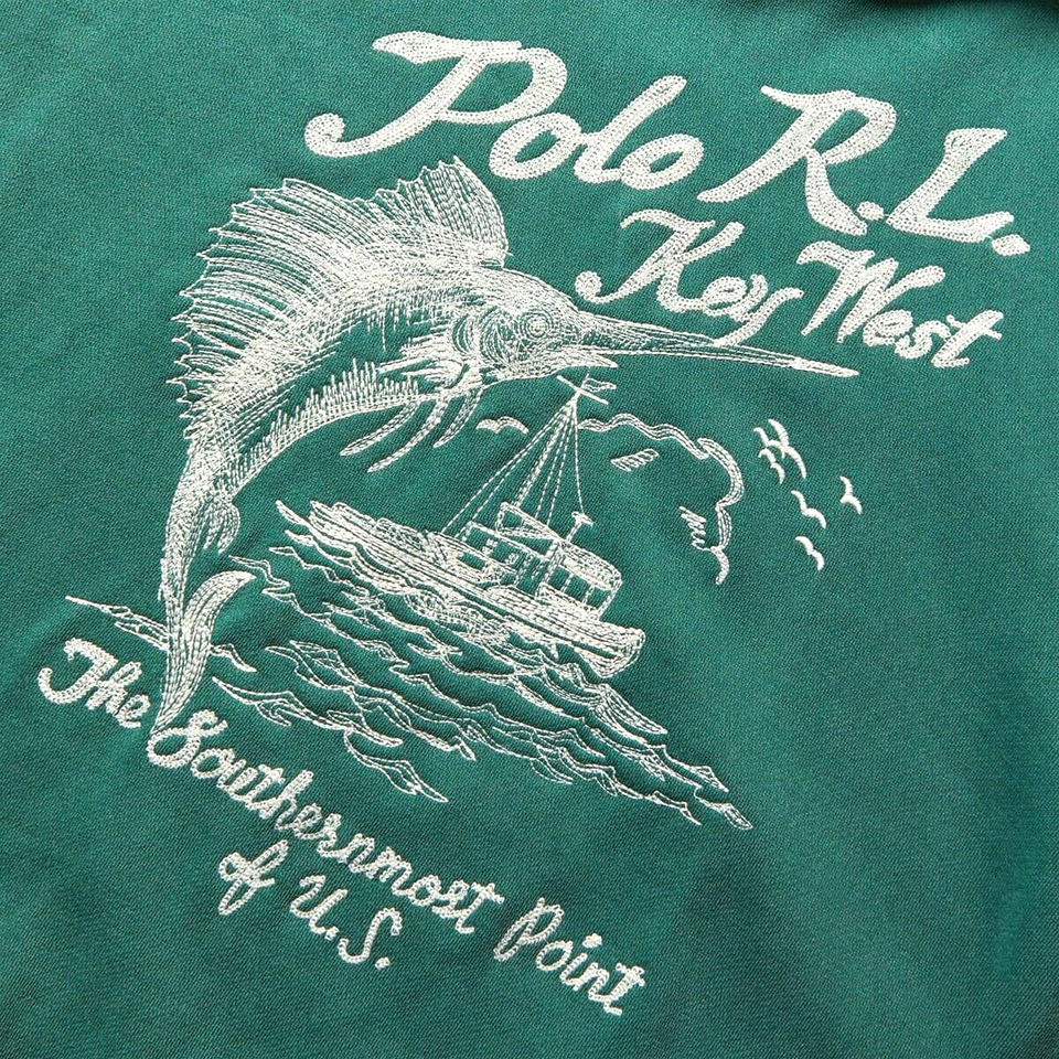 Men's (XXL) POLORALPH LAUREN (KEY WEST/ MARLIN) Hoodie Fleece