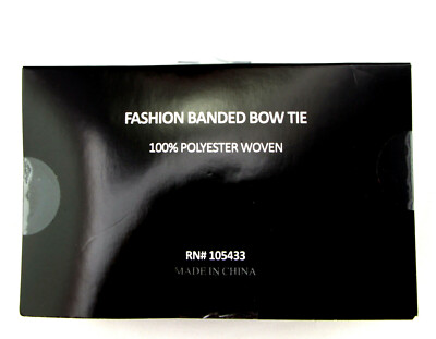 Men's Bowtie Umo Lorenzo Striped Adjustable Banded Wedding Red