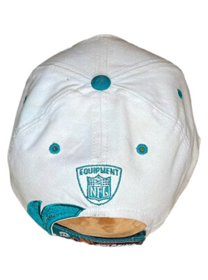 Miami Dolphins Shark Tooth Reebok Hat One Size Adjustable Back 90s