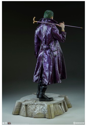 DC COMICS - Suicide Squad - The Joker Premium Format Figure 1/4 Statue Sideshow - Foto 9 di 12