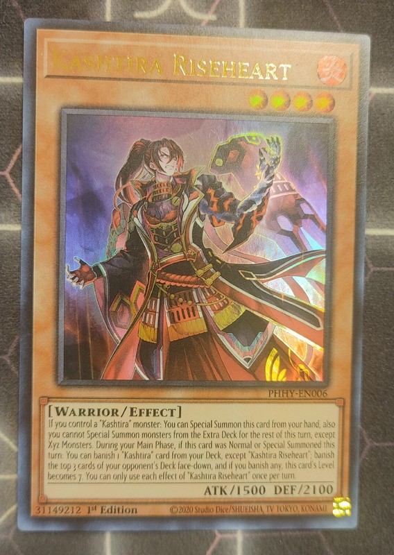 Kashtira Riseheart PHHY-EN006 1st Edition Near Mint Yu-Gi-Oh! Kashtira Riseheart PHHY-EN006 1st Edition Near Mint Yu-Gi-Oh!