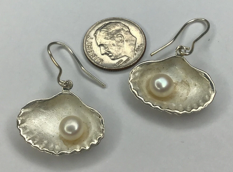 Vintage sterling clearance silver earrings ebay