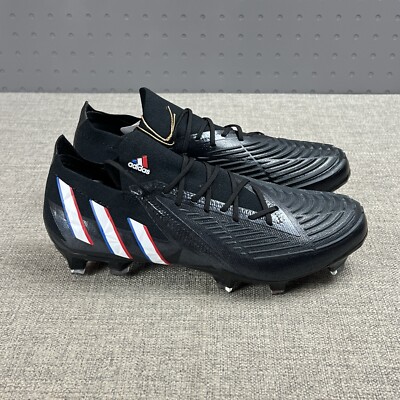 Adidas Predator Edge.1 FG Soccer Cleats Black Red Blue HO2935