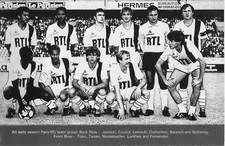 PARIS SAINT-GERMAIN FOOTBALL TEAM PHOTO>1984-85 SEASON PSG