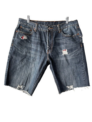 Rockstar Streetwear Mens Shorts Rockstar Denim Shorts Men's Loose