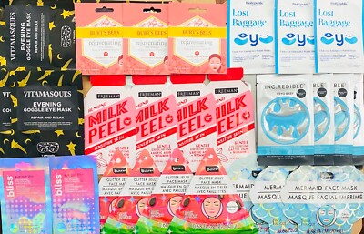 SALE! Mixed Beauty Set, 17 Masks to Pamper Your Face, Eyes, Lips, Nose, Hands +