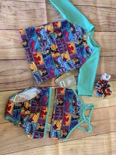 Disney Store Swimsuit Set Aladdin Jasmine Girl Size 4