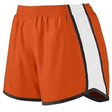 Athletic Shorts Sportswear Girls Pulse Shorts Orange / White SZ Small Junior