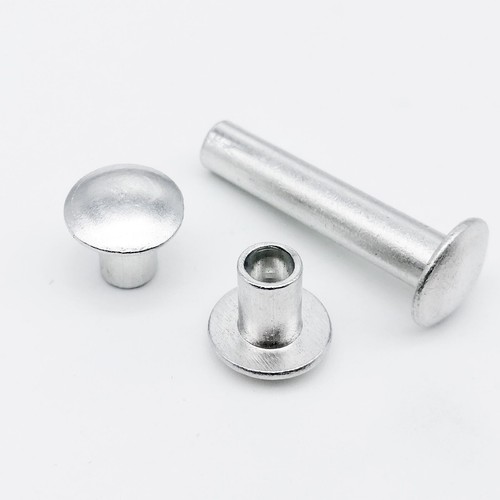 10/50pcs M2-M6 GB873 Aluminum Round Flat Truss Head Half Semi Hollow ...