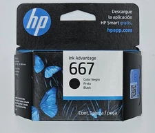 Cartucho De Tinta HP 667 (3YM79AL) Ink Cartridge - Black