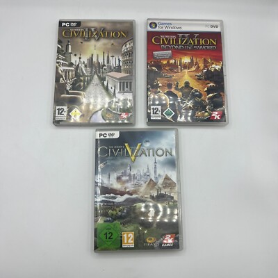 PC - Sid Meiers Civilization Sammlung IV / Beyond the Sword / V [Windows]