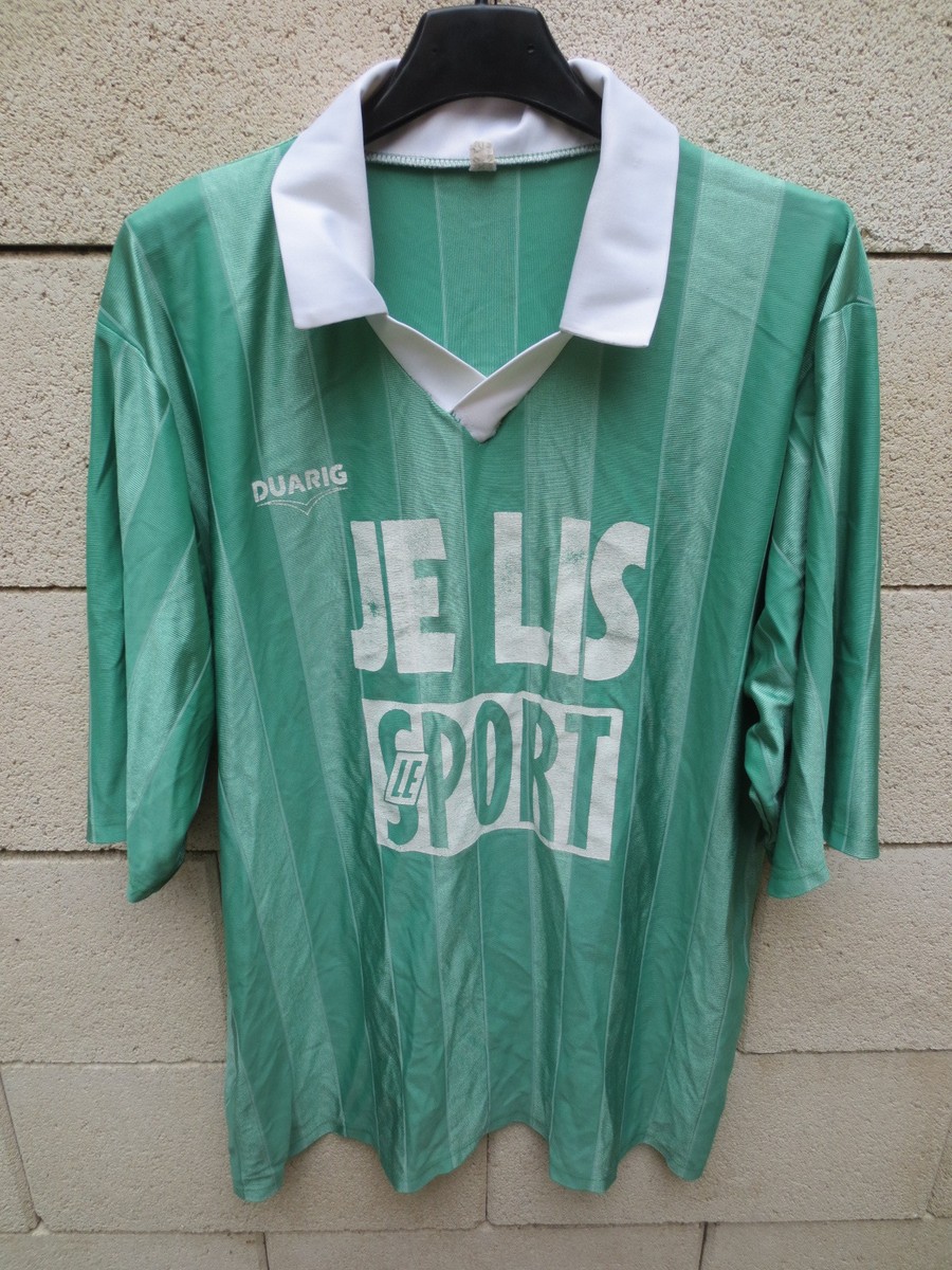 Maillot Vintage Duarig – Coupe De France – Porté – Taille L – Gris
