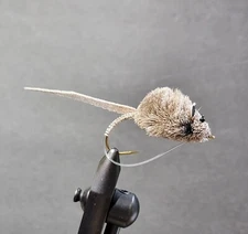 1 Fly, Size 2,  Shaved MOUSE Deer Hair Spun Bass Fly Fishing Flies