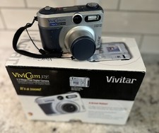 Vivitar Vivicam 3735 Digital Camera Case Flash Drive Cable Installation CD