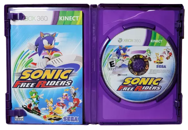 Sonic Free Riders — Complete! Fast Shipping! (Xbox 360, 2010) Kinect  10086680492