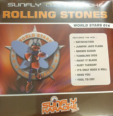 Sunfly Karaoke World Stars CDG Disc (SFWS014) - Rolling Stones