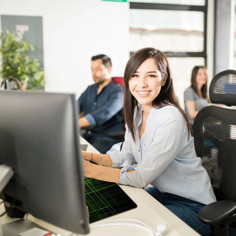 Matrix-Code Schreibtischunterlage 69x31cm XXL Mauspad - Futuristisches Design - Bild 3 von 4