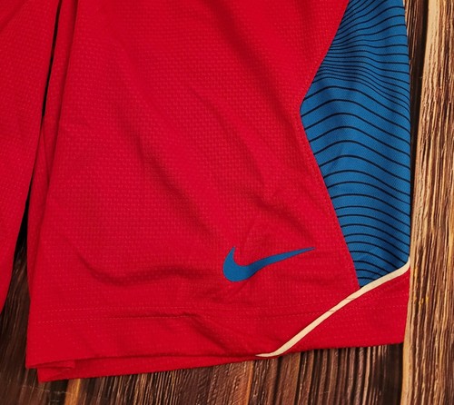 Nike Dri-Fit KEVIN DURANT Red / Blue Basketball Shorts Youth Size M * EUC * - Picture 2 of 9