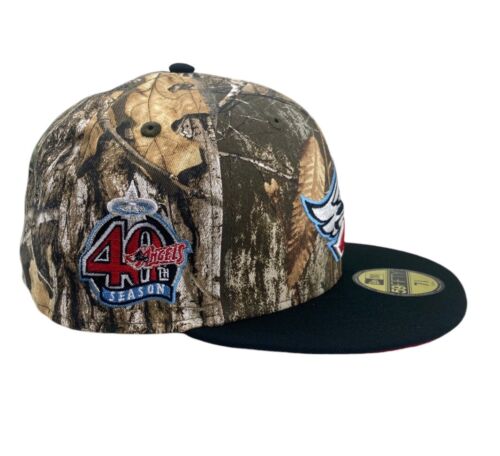 Anaheim Angels Real Tree 40th Camo New Era 59Fifty Fitted hat Cap - Picture 5 of 7