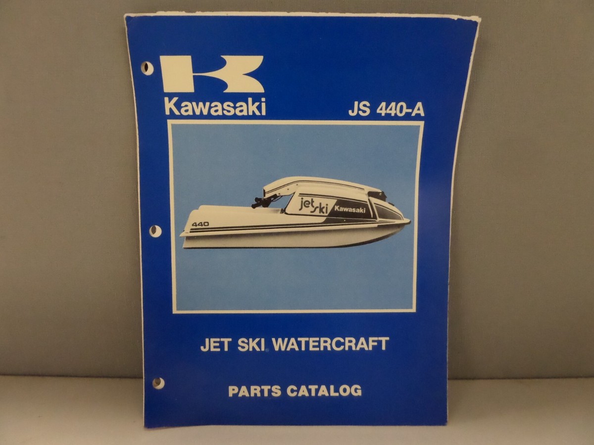 Kawasaki Factory Parts Catalog Manual Jet Ski 1979 JS440 A Series