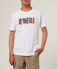 O'Neill Boy's S/S T-Shirt THRASH - White - Large - NWT - LAST ONE LEFT