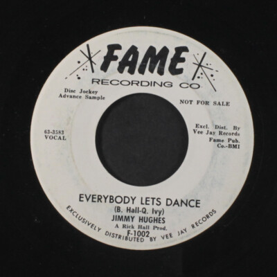 JIMMY Hughes: Everybody Lets Dance / You Vielleicht As Well Forget Him Fame 7 ''