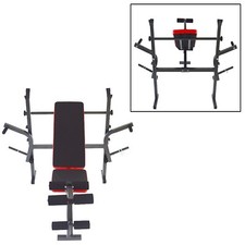 Home Indoor Fitness Equipment Adjustable Folding Weight Lifting Bed