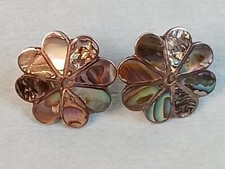 Vintage Al Paca 925 Sterling Silver & Abalone...