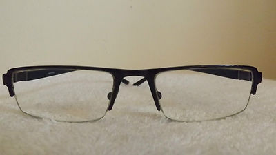 Paul Costelloe DESIGNER HALF RIM Frames For Glasses NAVY FRAMES