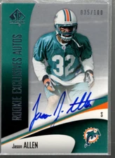A7893- 2006 SP Authentic Rookie Autographs #REAJA Jason Allen Auto /100