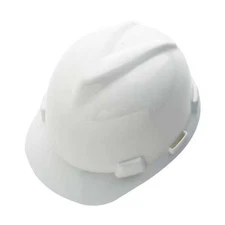 Msa Safety Hard Hat,Type 1, Class E,Ratchet,White 10150199 Msa Safety 10150199