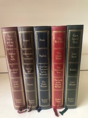 Reader s Digest Condensed Books Lot x5 Vintage Hardback Collection Classic Novel