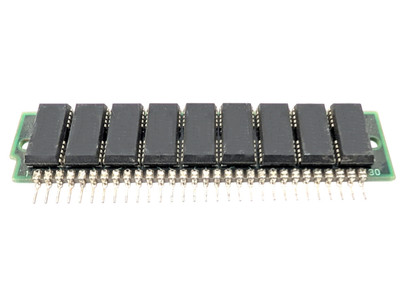 KM41C1000AJ-7 1MB 30-Pin SIPP Memory FPM RAM 1Mx9 single sided 9 Chips Samsung