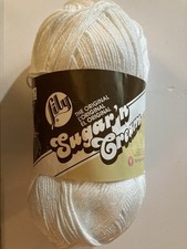 SUGAR N CREAM...14OZ.  WHITE. COTTON