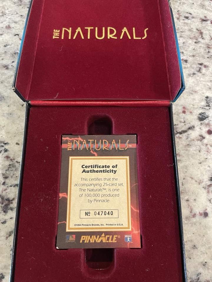 Juego completo de 25 cartas de béisbol Pinnacle The Naturals 1994 con caja original limitada Foto 4 de 4