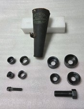 Greenlee No. 735 Knockout Punch & Die Set, Leather Case 1/2” 3/4” 1” 1-1/4”