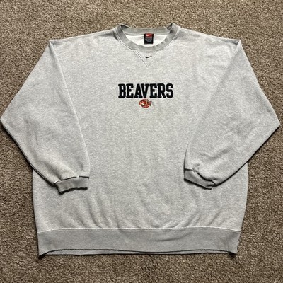 Vintage Nike Center Swoosh Mens XXL Oregon State Crewneck Sweatshirt Distressed