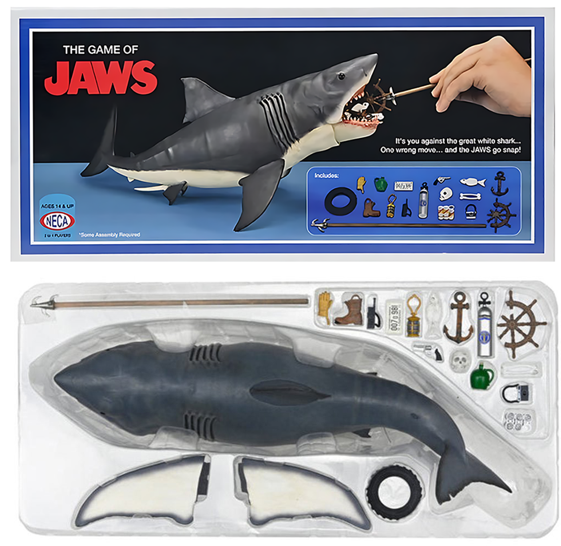 JAWS アクションフィギュア The Game of Jaws【NECA】 gameofjaws-inset2.webp