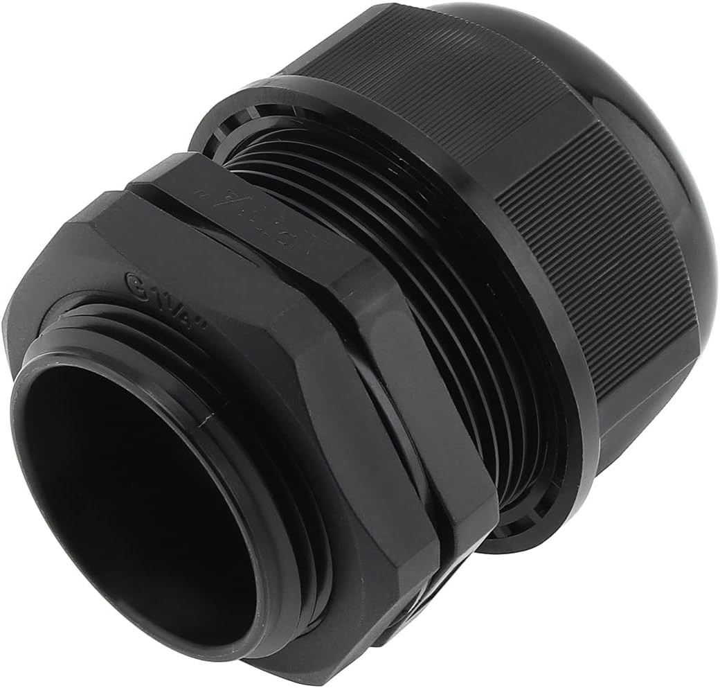 RTNLIT 1-1/4" NPT Cable Gland, Waterproof 1-1/4'' (5-Pack), Black 