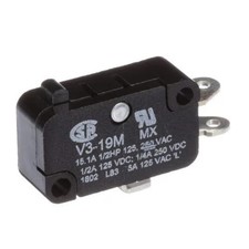 V3-19M - Microswitch, V3 Series, SPDT, Solder, 15.1 A, 250 VAC, 250 VDC