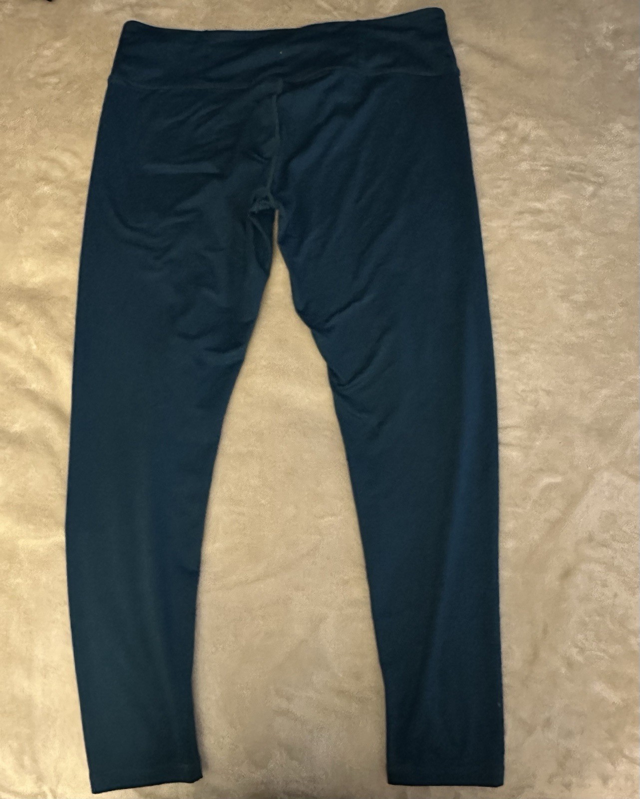 High-Rise Deep Teal Performance Leggings