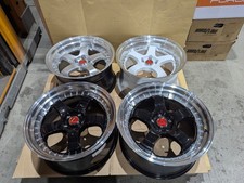 4 x Autostar GT5 19" 9.5" 10.5" ET22 alloys fits 350Z Skyline RX7 Supra 5x114.3