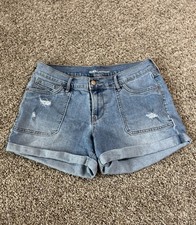 Old Navy Womens Size 6 Measure 32X3 Boyfriend Rolled Cuff Denim Jean Shorts