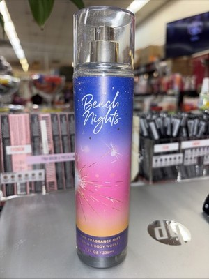   BATH & and BODY WORKS   Beach Nights HTF 8oz Spray Mist Perfume Discontinued