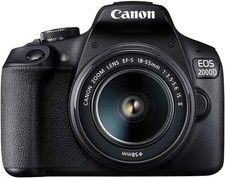Canon EOS 2000D Rebel T7 DSLR Camera  18-55mm III Kit