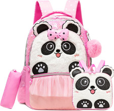 Backpacks for Girls Backpack for School Kids Backpack with Lunch Box Set Cute Ca